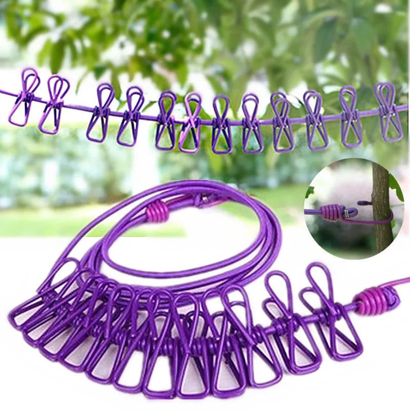 Cloth drying rope
