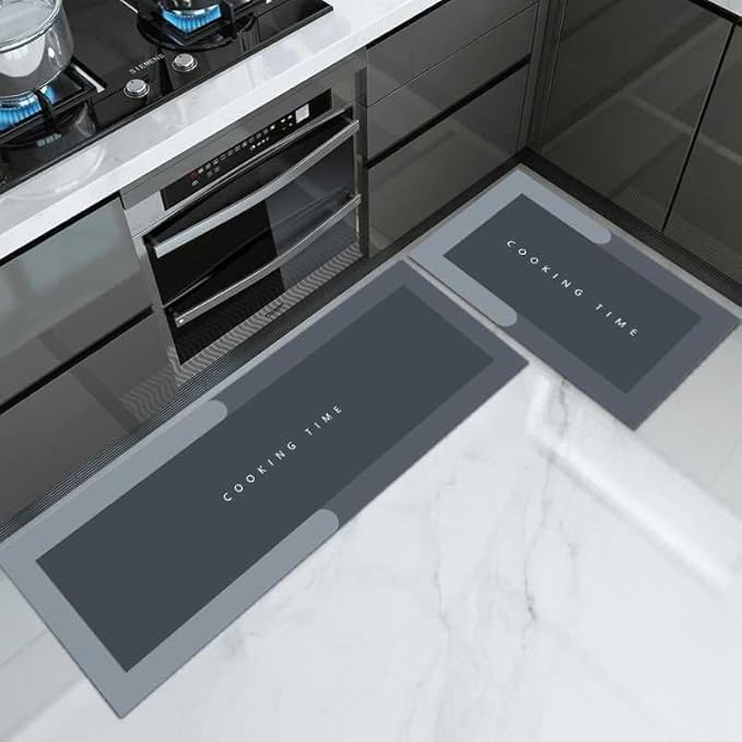 2 Pcs Kitchen Mat