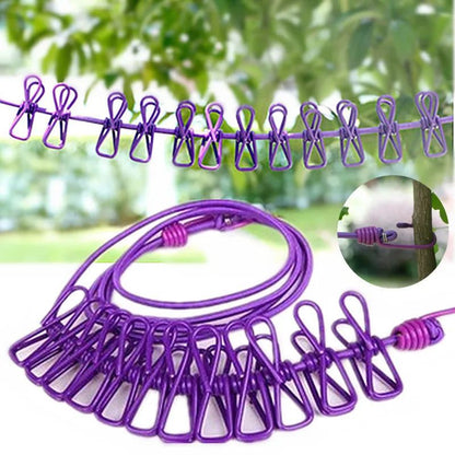 Cloth drying rope