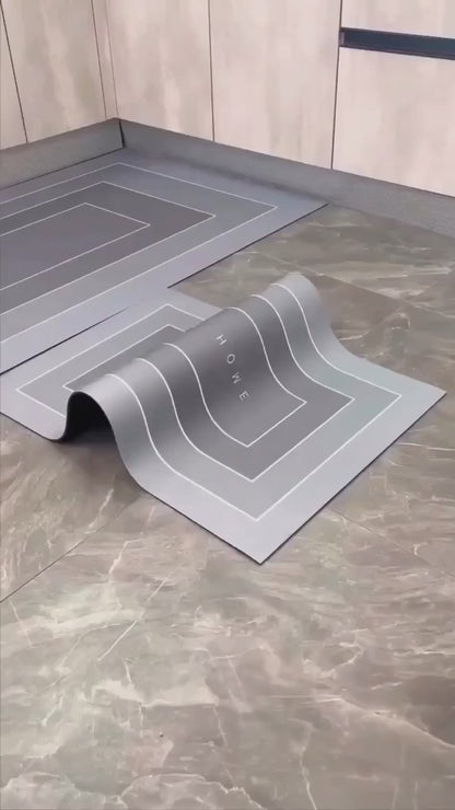 2 Pcs Kitchen Mat